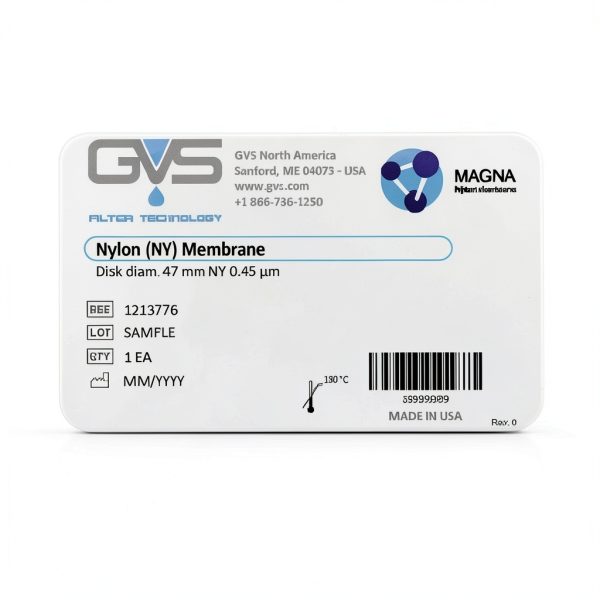GVS Filter Technology Filter Disc NY Membrane 0.45µm 47mm Pack of 100-2
