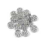 Heyous 20PCS 8mm Borosilicate Glass Lab Filter with Honeycomb Holes-0