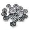 Heyous 20PCS 8mm Borosilicate Glass Lab Filter with Honeycomb Holes-3
